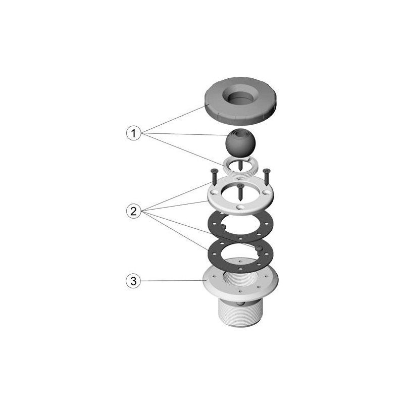 Bouche de refoulement Multiflow Liner modèle Parker standard